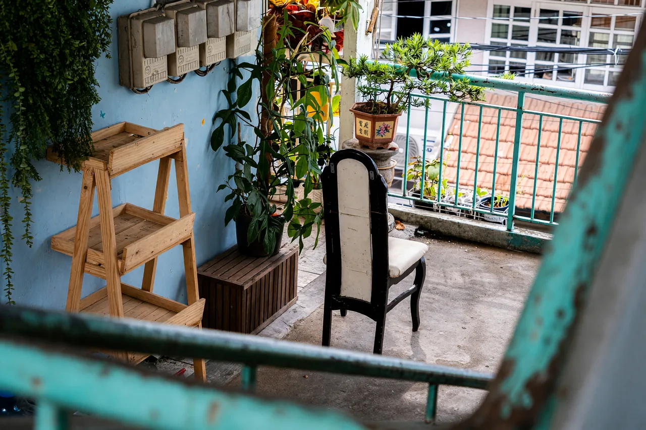 Balcony – After · AI-edited: clutter removed, light and perspective corrected